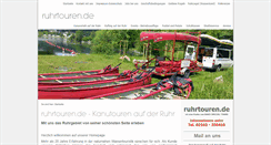 Desktop Screenshot of kanuteam-ruhr.de